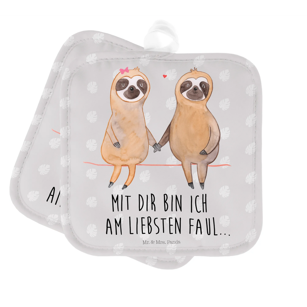 2er Set Topflappen  Faultier Pärchen Topfuntersetzer, 2er Set Topflappen, topfhalter, Topflappenset, Topflappen Set, Topflappen 2er Set, Topfhandschuhe, Topflappen, Faultier, Faultier Geschenk, Faultier Deko, Liebe, Faultierliebe, Beziehung, Langsamkeit, Gemeinsam, Pärchen, Lieblingstier, Verliebt, Faultiere, Liebespaar, Faultierpärchen, Relaxen, faul, Verlobt