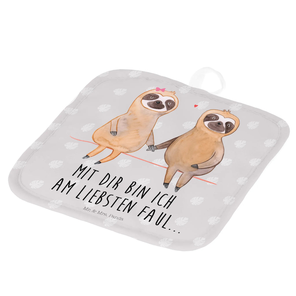 2er Set Topflappen  Faultier Pärchen Topfuntersetzer, 2er Set Topflappen, topfhalter, Topflappenset, Topflappen Set, Topflappen 2er Set, Topfhandschuhe, Topflappen, Faultier, Faultier Geschenk, Faultier Deko, Liebe, Faultierliebe, Beziehung, Langsamkeit, Gemeinsam, Pärchen, Lieblingstier, Verliebt, Faultiere, Liebespaar, Faultierpärchen, Relaxen, faul, Verlobt