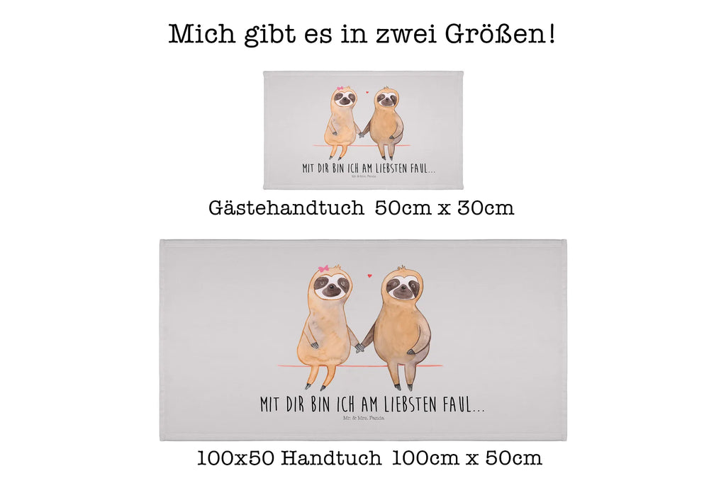 Gästehandtuch Faultier Pärchen Handtuch 50x100, bad handtuch, handtuch bad, Mittelgroßes Handtuch, handtücher, kinderhandtücher, gesichtshandtuch, Gästehandtücher, frotteehandtücher, Reisehandtuch, handtuch badezimmer, Kinderhandtuch, baumwollhandtücher, sporthandtuch, sporthandtücher, Gästehandtuch, gesichtstuch, Handtuch, handtücher 50x100, Duschtuch, reisehandtücher, Faultier Deko, Faultier, Faultier Geschenk, Pärchen, Lieblingstier, Liebespaar, Verlobt, Verliebt, Langsamkeit, Relaxen, Liebe, Faultierpärchen, Faultiere, faul, Faultierliebe, Gemeinsam, Beziehung