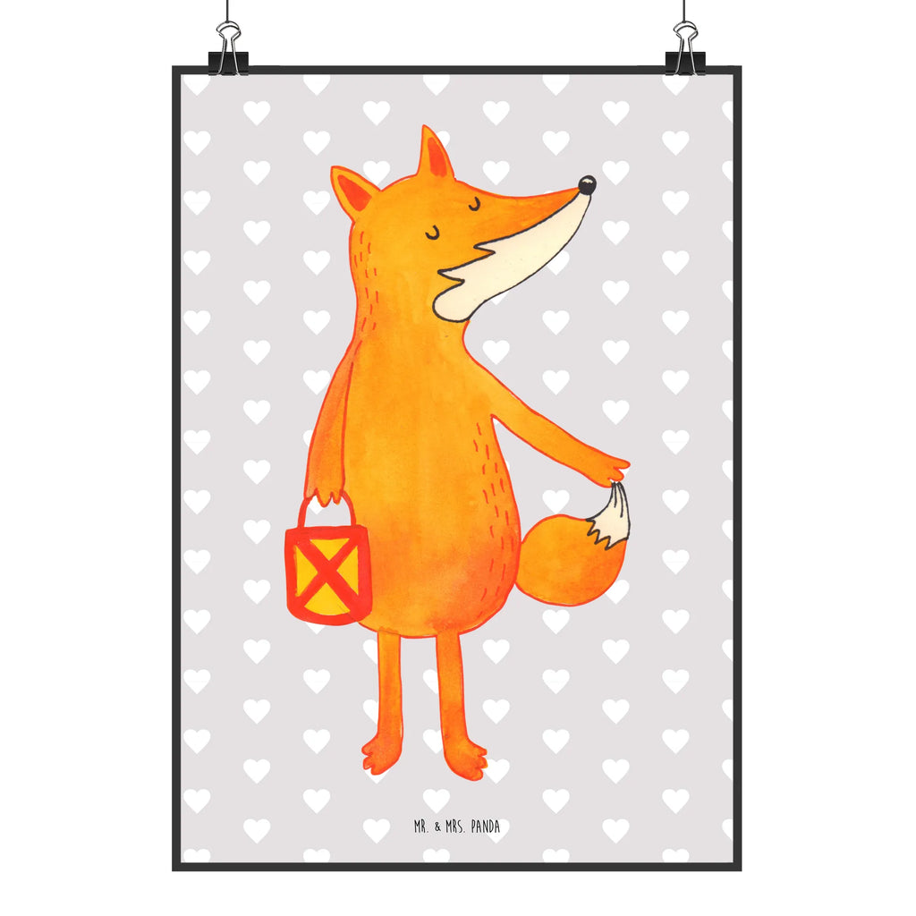 Poster Fox Lantern Wandschmuck, Posterdruck, Wanddeko Bild, wanddeko, kunstdruck poster, wanddruck, Plakat, Poster, wandkunst, Wandposter, kunst für die wand, kunstposter, Wanddekoration, Mr. & Mrs. Panda Poster, grafikposter, Wandbild, drucke, Bild, Bild für Wand, Kunstdruck, Designposter, Deko Bild, Fuchs, Laternenumzug, Liebeskummer Spruch, Cäsar Otto Hugo Flaischlen, Sankt Martin, Spruch Trösten, Füchse, Aufmuntern, Laterne