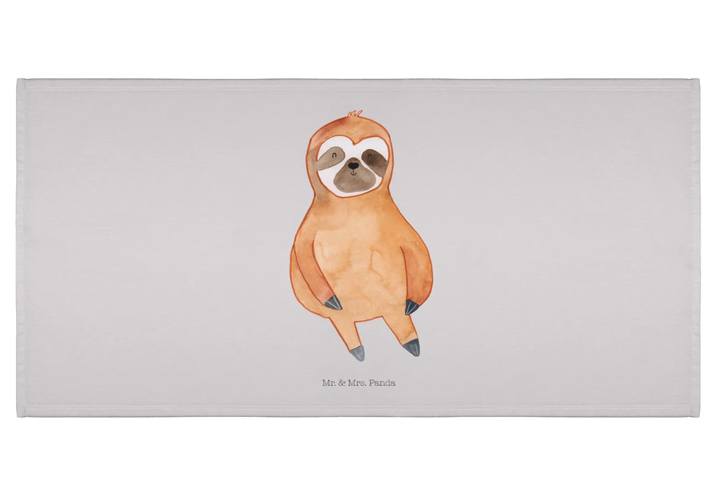 50 x 100 ręcznik leniwiec Zadowolony Leniwiec, prezent z leniwcem, dekoracja z leniwcem