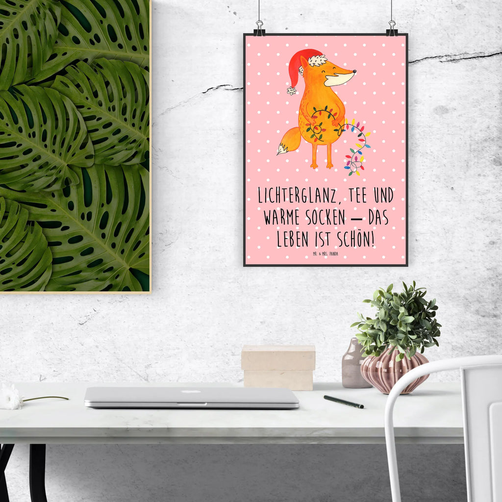 Poster Fuchs Weihnachten Posterdruck, Wandposter, grafikposter, wanddeko, Poster, Wandschmuck, wanddruck, wandkunst, kunstdruck poster, Wanddekoration, Deko Bild, Wandbild, Plakat, kunstposter, Designposter, drucke, Kunstdruck, Bild, Bild für Wand, Mr. & Mrs. Panda Poster, Wanddeko Bild, kunst für die wand, Wintermotiv, Heiligabend, Advent, Nikolaus, Weihnachtsdeko, Winter, Weihnachten, Weihnachtszeit, Füchse, Spruch schön, Geschenk Weihnachten, Fuchs, Weihnachtsmann