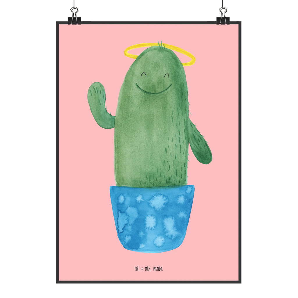 Poster Kaktus Heilig Designposter, wanddeko, grafikposter, Kunstdruck, kunstposter, kunstdruck poster, kunst für die wand, Bild, Wanddeko Bild, Plakat, Wandschmuck, Wanddekoration, Wandbild, drucke, Poster, wanddruck, Wandposter, wandkunst, Mr. & Mrs. Panda Poster, Bild für Wand, Deko Bild, Posterdruck, Kaktus, Kakteen, Bruder, Frech, Schwester, Freundin, Kind, Lustig, Eltern, Schwestern, Heiligenschein, Familie