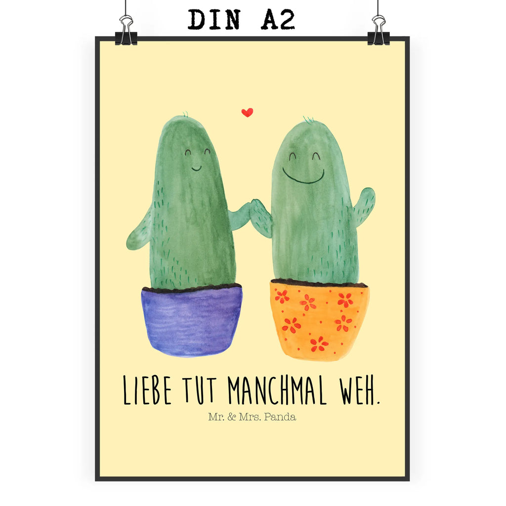 Poster Kaktus Liebe Wandschmuck, Wanddeko Bild, grafikposter, Plakat, Posterdruck, wanddruck, Bild für Wand, Mr. & Mrs. Panda Poster, Wanddekoration, wanddeko, kunstdruck poster, Wandbild, Designposter, wandkunst, Poster, kunstposter, drucke, Wandposter, kunst für die wand, Deko Bild, Kunstdruck, Bild, Kaktus, Kakteen, Liebesbeweis, Versöhnung, Freundschaft, Verlobung, Liebesnachricht, Paar, Streit, Liebesbotschaft, Pärchen, Kaktusliebe, Hochzeit, Liebe, Love, Trennung