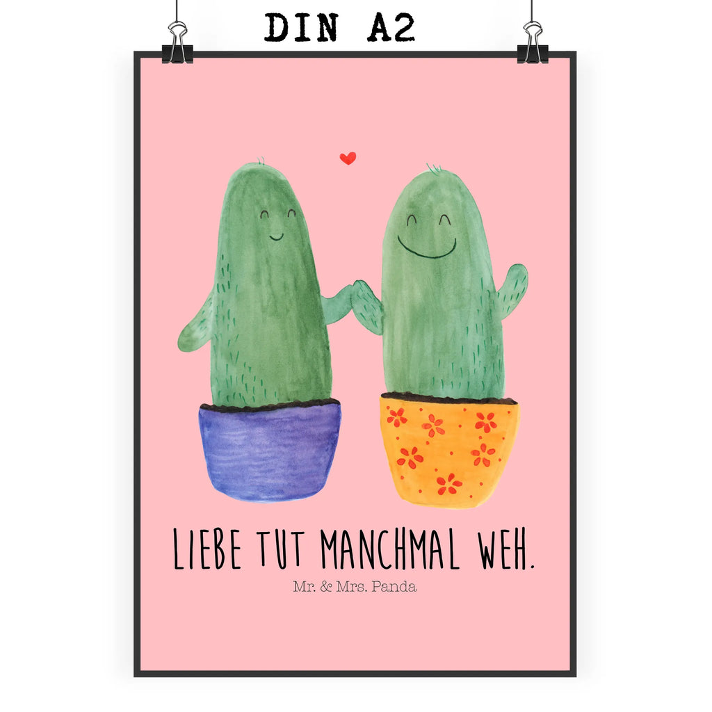Poster Kaktus Liebe Wandschmuck, Wanddeko Bild, grafikposter, Plakat, Posterdruck, wanddruck, Bild für Wand, Mr. & Mrs. Panda Poster, Wanddekoration, wanddeko, kunstdruck poster, Wandbild, Designposter, wandkunst, Poster, kunstposter, drucke, Wandposter, kunst für die wand, Deko Bild, Kunstdruck, Bild, Kaktus, Kakteen, Liebesbeweis, Versöhnung, Freundschaft, Verlobung, Liebesnachricht, Paar, Streit, Liebesbotschaft, Pärchen, Kaktusliebe, Hochzeit, Liebe, Love, Trennung