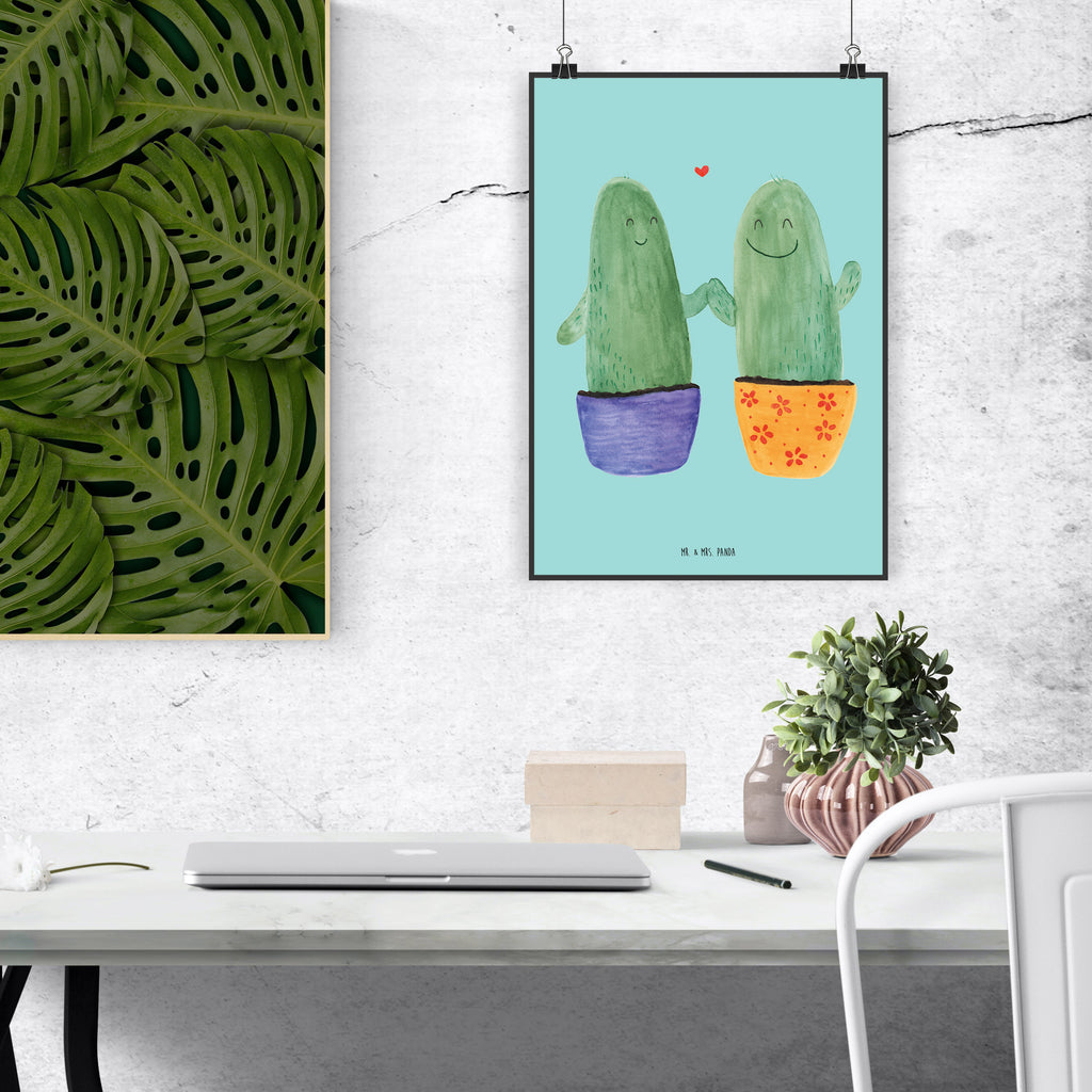 Poster Kaktus Liebe Wandschmuck, Wanddeko Bild, grafikposter, Plakat, Posterdruck, wanddruck, Bild für Wand, Mr. & Mrs. Panda Poster, Wanddekoration, wanddeko, kunstdruck poster, Wandbild, Designposter, wandkunst, Poster, kunstposter, drucke, Wandposter, kunst für die wand, Deko Bild, Kunstdruck, Bild, Kaktus, Kakteen, Liebesbeweis, Versöhnung, Freundschaft, Verlobung, Liebesnachricht, Paar, Streit, Liebesbotschaft, Pärchen, Kaktusliebe, Hochzeit, Liebe, Love, Trennung
