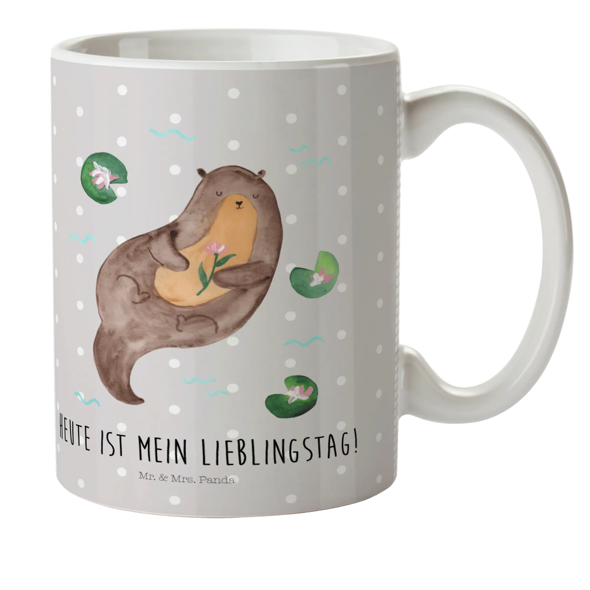 kubek dla dzieci wydra lilia wodna