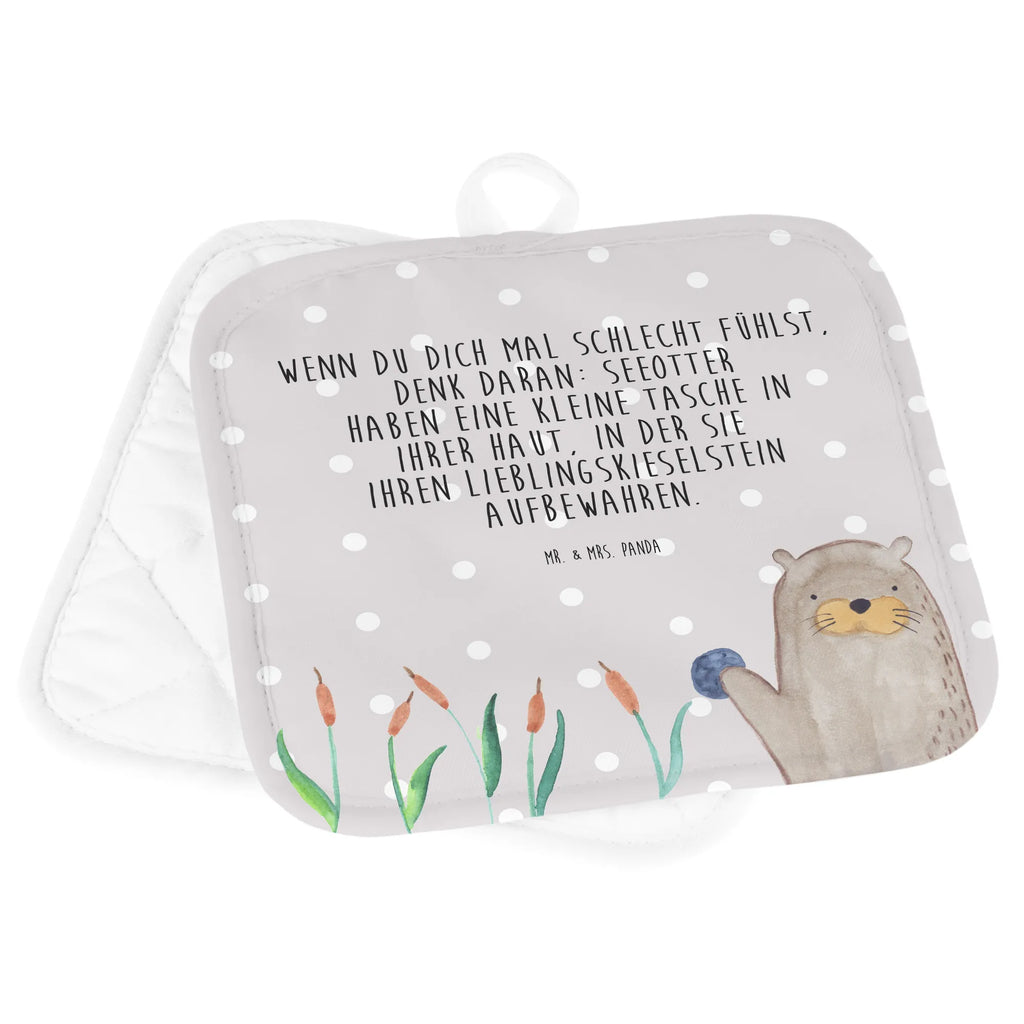 Pot holder otter Stone kitchen, set, oven cloth set, cooking, baking, gloves, potholders, oven mitts, oven glove, otter, marten, sea otter, European otter, water mammal, aquatic animal, baby otter, predator, water, otter gifts, animal lover, gift ideas for animal lovers, animal, mammal, water animal, gifts for people in love, Otter Sea Otter Lake Otter