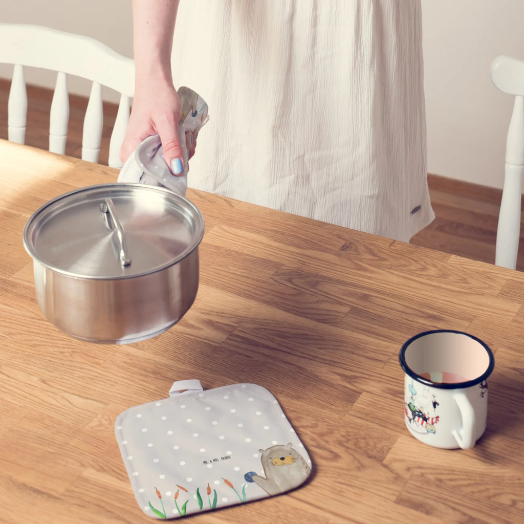 Pot holder otter Stone kitchen, set, oven cloth set, cooking, baking, gloves, potholders, oven mitts, oven glove, otter, marten, sea otter, European otter, water mammal, aquatic animal, baby otter, predator, water, otter gifts, animal lover, gift ideas for animal lovers, animal, mammal, water animal, gifts for people in love, Otter Sea Otter Lake Otter