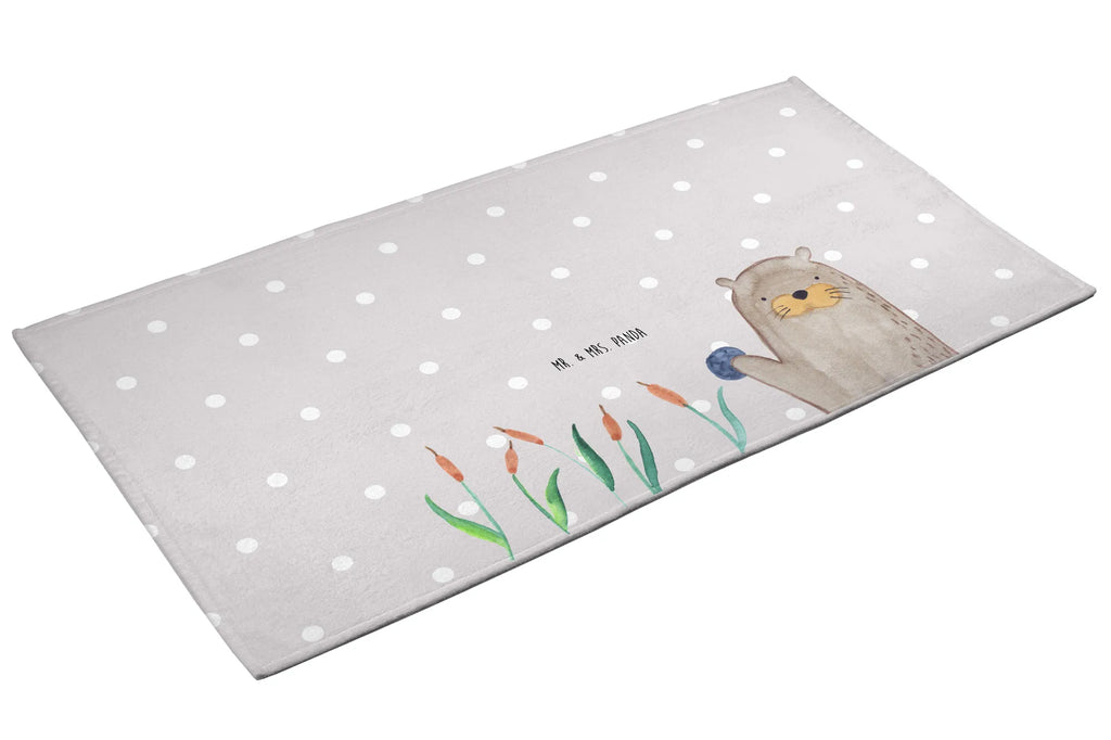 Hand towel otter Stone bathroom, big, bath towel, Towel, children, baby, towels, otter, marten, sea otter, European otter, water mammal, aquatic animal, baby otter, predator, water, otter gifts, animal lover, gift ideas for animal lovers, animal, mammal, water animal, gifts for people in love, Otter Sea Otter Lake Otter