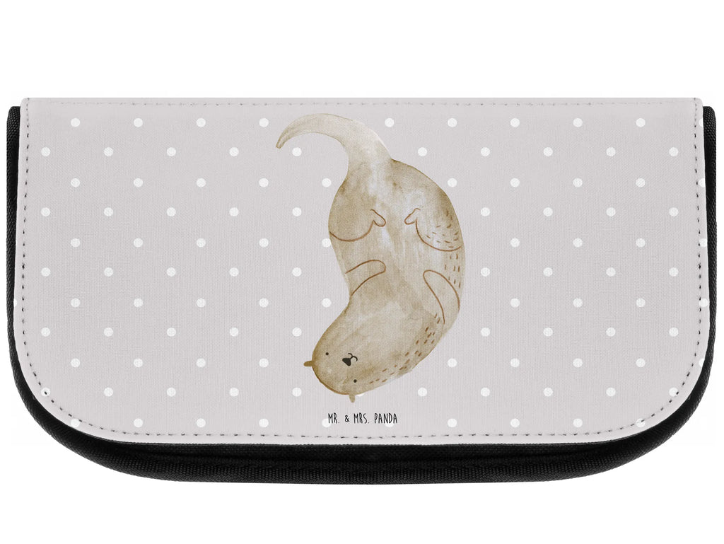 Kosmetiktasche Otter Kopfüber zubehörtasche, Waschtasche, Kulturtasche, Kulturbeutel, utensilientasche, Kosmetiktasche, bad tasche, Schminktäschchen, Necessaire, kulturtäschchen, beauty case, Beautybag, Schminkbeutel, Beauty Bag, kosmetiktäschchen, Reisenecessaires, hygiene tasche, toilettenbeutel, Toilettentasche, Make-Up Bag, kleines Täschchen, Organizer Tasche, Schminktasche, Waschbeutel, reiseschminktasche, beauty tasche, kosmetik beutel, reise kosmetiktasche, Otter, Fischotter, Seeotter, Otter Seeotter See Otter