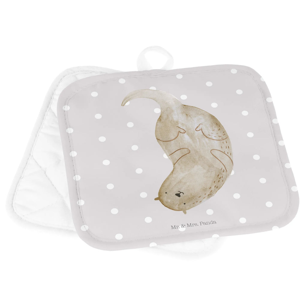 2er Set Topflappen  Otter Kopfüber Topflappenset, Topflappen 2er Set, Topfhandschuhe, Topfuntersetzer, Topflappen Set, Topflappen, 2er Set Topflappen, topfhalter, Otter, Fischotter, Seeotter, Otter Seeotter See Otter