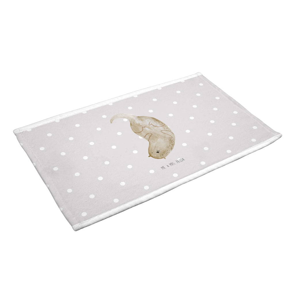 Hand towel otter upside down children, baby, big, bath towel, towels, Towel, bathroom, otter, marten, sea otter, European otter, water mammal, aquatic animal, baby otter, predator, water, otter gifts, animal lover, gift ideas for animal lovers, animal, mammal, water animal, gifts for people in love, Otter Sea Otter Lake Otter
