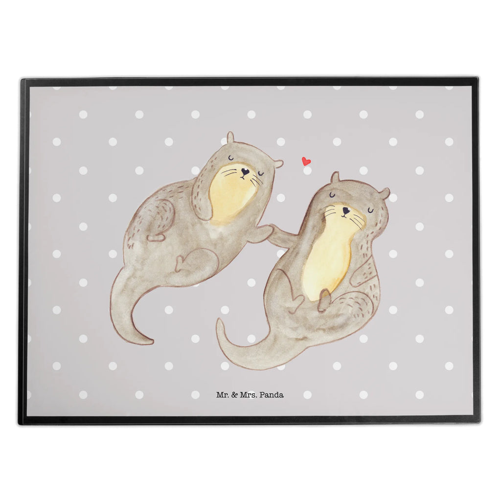 Desk pad otter holding hands girl, office, desk, underlay, children, Desk pad, otter, marten, sea otter, European otter, water mammal, aquatic animal, baby otter, predator, water, otter gifts, animal lover, gift ideas for animal lovers, animal, mammal, water animal, gifts for people in love, Otter Sea Otter Lake Otter