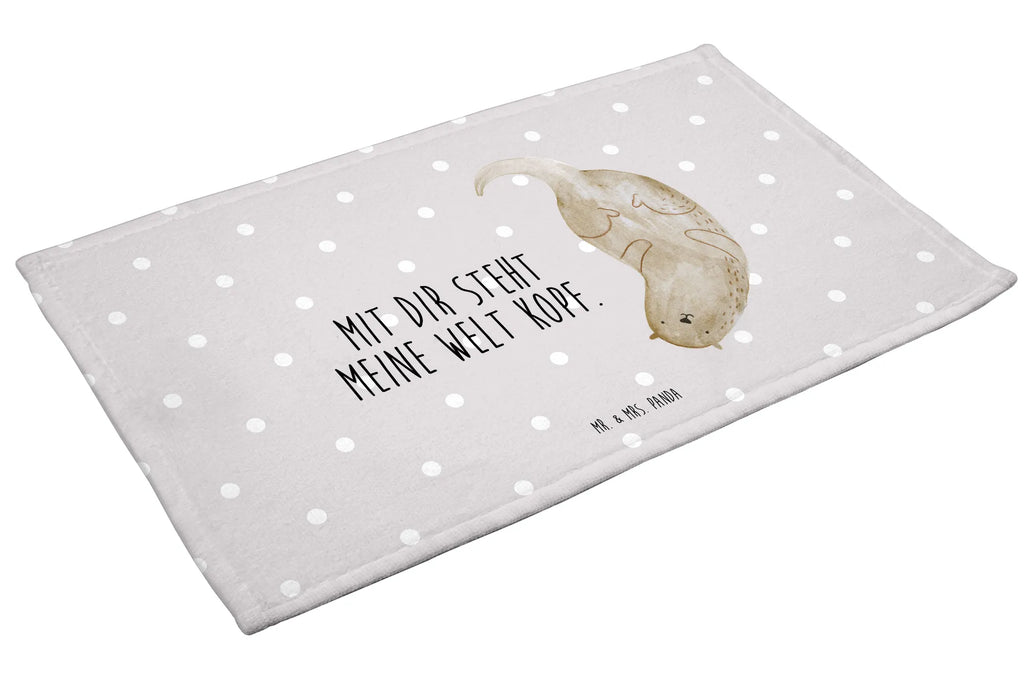 Hand towel otter upside down children, baby, big, bath towel, towels, Towel, bathroom, otter, marten, sea otter, European otter, water mammal, aquatic animal, baby otter, predator, water, otter gifts, animal lover, gift ideas for animal lovers, animal, mammal, water animal, gifts for people in love, Otter Sea Otter Lake Otter