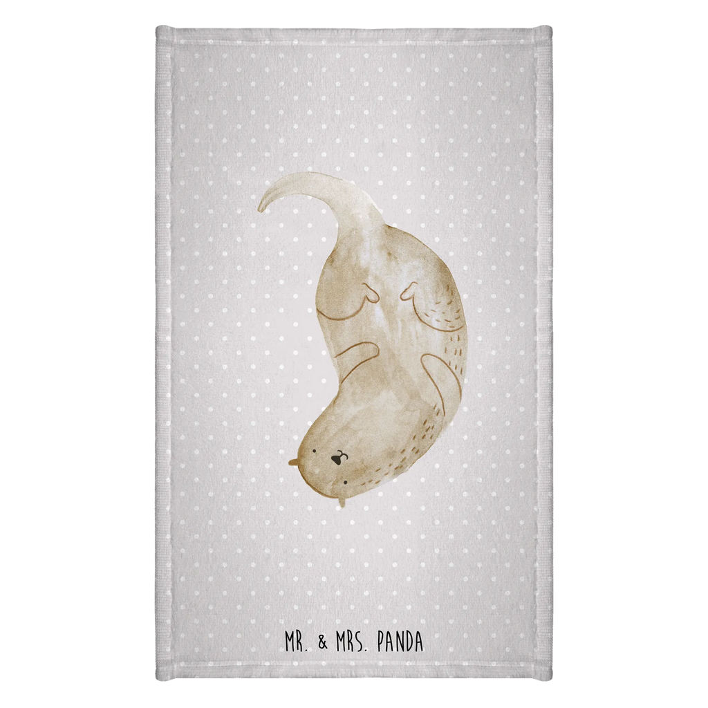 Hand towel otter upside down children, baby, big, bath towel, towels, Towel, bathroom, otter, marten, sea otter, European otter, water mammal, aquatic animal, baby otter, predator, water, otter gifts, animal lover, gift ideas for animal lovers, animal, mammal, water animal, gifts for people in love, Otter Sea Otter Lake Otter