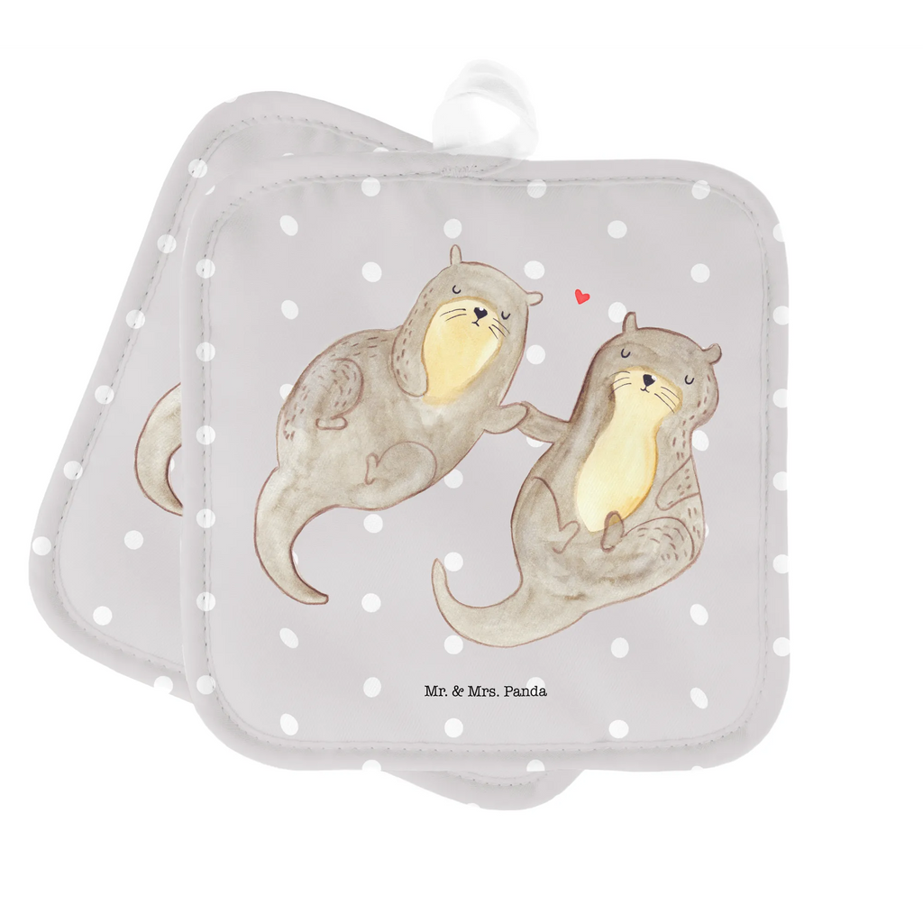 2er Set Topflappen  Otter händchenhaltend Ofenhandschuhe, Topfhandschuh, Topfhandschuhe, Topflappen lustig, Topflappen, Topflappen Set, Ofenhandschuh, Topflappen 2er Set, Schöne Topflappen, Topflappen mit Spruch, Topflappenset, Topfuntersetzer, Otter, Fischotter, Seeotter, Otter Seeotter See Otter