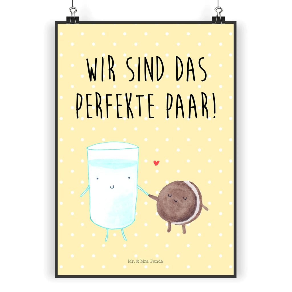 Poster milk biscuit Kunstdruck, Deko Bild, Wandposter, drucke, grafikposter, Bild, wanddruck, Wandschmuck, Wandbild, Mr. & Mrs. Panda Poster, wanddeko, Posterdruck, kunstdruck poster, Plakat, kunstposter, Bild für Wand, Designposter, Wanddeko Bild, wandkunst, Poster, Wanddekoration, kunst für die wand, Gute Laune, Tiermotive, Tiere, Lustige Sprüche, Kekse, Keks, Cookie, Motiv Süß, Perfektes Paar, Kaffee, Einladung Frühstück, Milch, Romantisch, Milk
