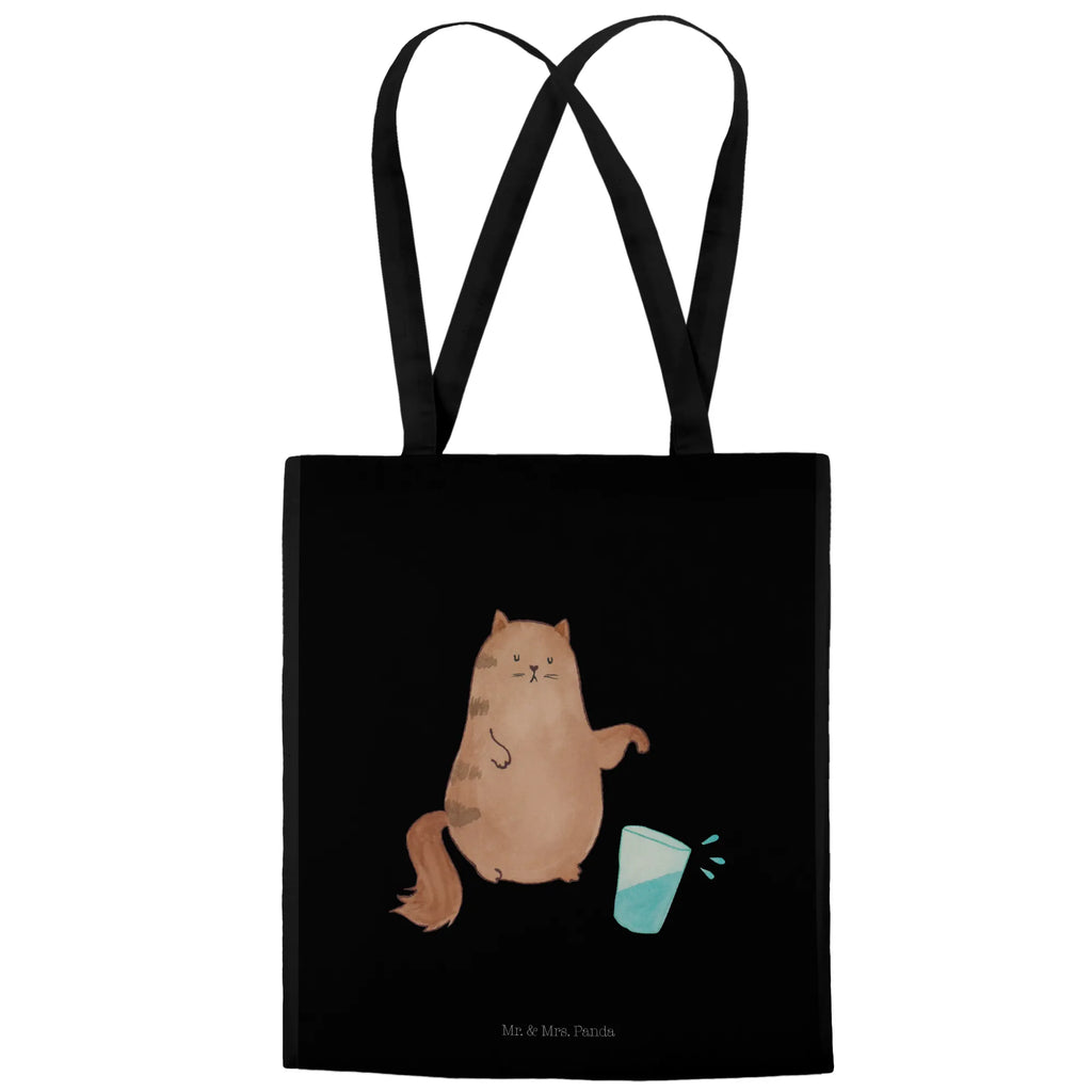 Tragetasche Katze Wasserglas Beuteltasche, Laptoptasche, Badetasche, Einkaufstasche, Tasche, Tragetasche, Umhängetasche, Jutetasche, Einkaufstüte, Strandtasche, Schultertasche, Stoffbeutel, Beutel, Jutebeutel, Stofftasche, Shopper, Katze, Katzenmotiv, Katzenfan, Katzendeko, Katzenfreund, Katzenliebhaber, Katzenprodukte, Katzenartikel, Katzenaccessoires, Katzensouvenirs, Katzenliebhaberprodukte, Katzenmotive, Katzen, Glas, Cat, Wasser, Katzenbesitzerin, Katzenhalter, Mietze, Kater, Haustier, Cats