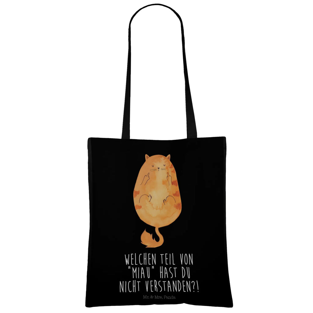 Tragetasche Katze Mittelfinger Stofftasche, Tasche, Tragetasche, Beutel, Jutetasche, Stoffbeutel, Schultertasche, Umhängetasche, Laptoptasche, Shopper, Jutebeutel, Einkaufstasche, Einkaufstüte, Beuteltasche, Badetasche, Strandtasche, Katze, Katzenmotiv, Katzenfan, Katzendeko, Katzenfreund, Katzenliebhaber, Katzenprodukte, Katzenartikel, Katzenaccessoires, Katzensouvenirs, Katzenliebhaberprodukte, Katzenmotive, Cats, Kater, Katzen, Cat, Mietze