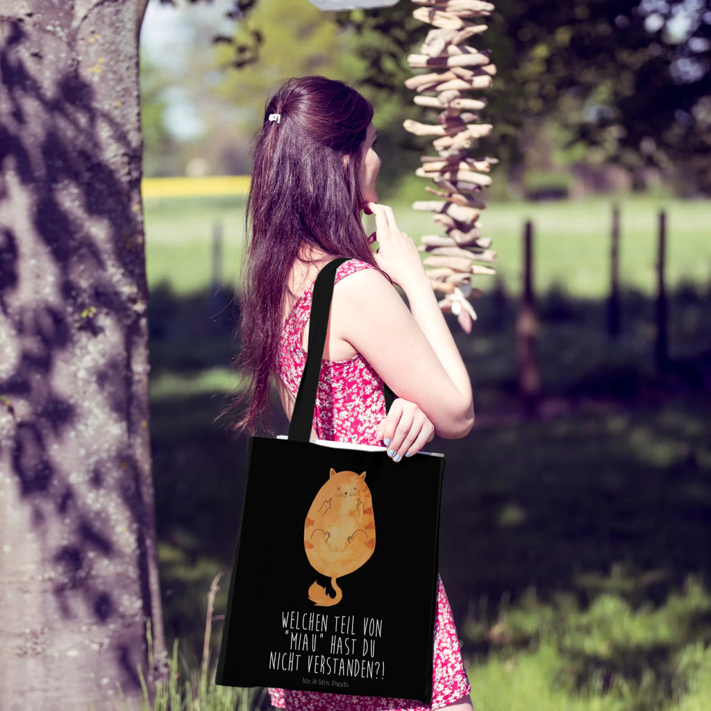 Tragetasche Katze Mittelfinger Stofftasche, Tasche, Tragetasche, Beutel, Jutetasche, Stoffbeutel, Schultertasche, Umhängetasche, Laptoptasche, Shopper, Jutebeutel, Einkaufstasche, Einkaufstüte, Beuteltasche, Badetasche, Strandtasche, Katze, Katzenmotiv, Katzenfan, Katzendeko, Katzenfreund, Katzenliebhaber, Katzenprodukte, Katzenartikel, Katzenaccessoires, Katzensouvenirs, Katzenliebhaberprodukte, Katzenmotive, Cats, Kater, Katzen, Cat, Mietze