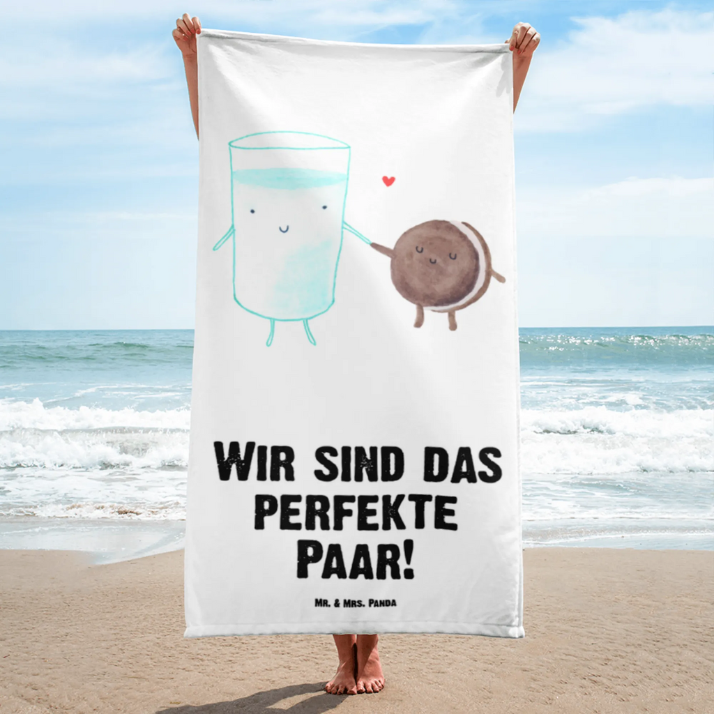 XL bath towel milk biscuit large beach towel, extra large swim towel, XL bath towel, oversized towel, spa towel, luxury bath sheet, small animals, cute, funny, cute animal motives, hand drawn, small world, funny sayings, good mood, happy, gifts, gift ideas, special gifts, animal lover, card, cookie, romantic, coffee, milk, biscuit, motif sweet, Milk, cookies, perfect couple, invitation breakfast