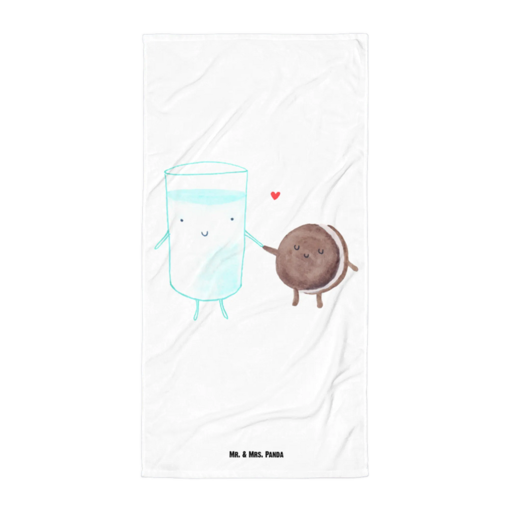 XL bath towel milk biscuit large beach towel, extra large swim towel, XL bath towel, oversized towel, spa towel, luxury bath sheet, small animals, cute, funny, cute animal motives, hand drawn, small world, funny sayings, good mood, happy, gifts, gift ideas, special gifts, animal lover, card, cookie, romantic, coffee, milk, biscuit, motif sweet, Milk, cookies, perfect couple, invitation breakfast
