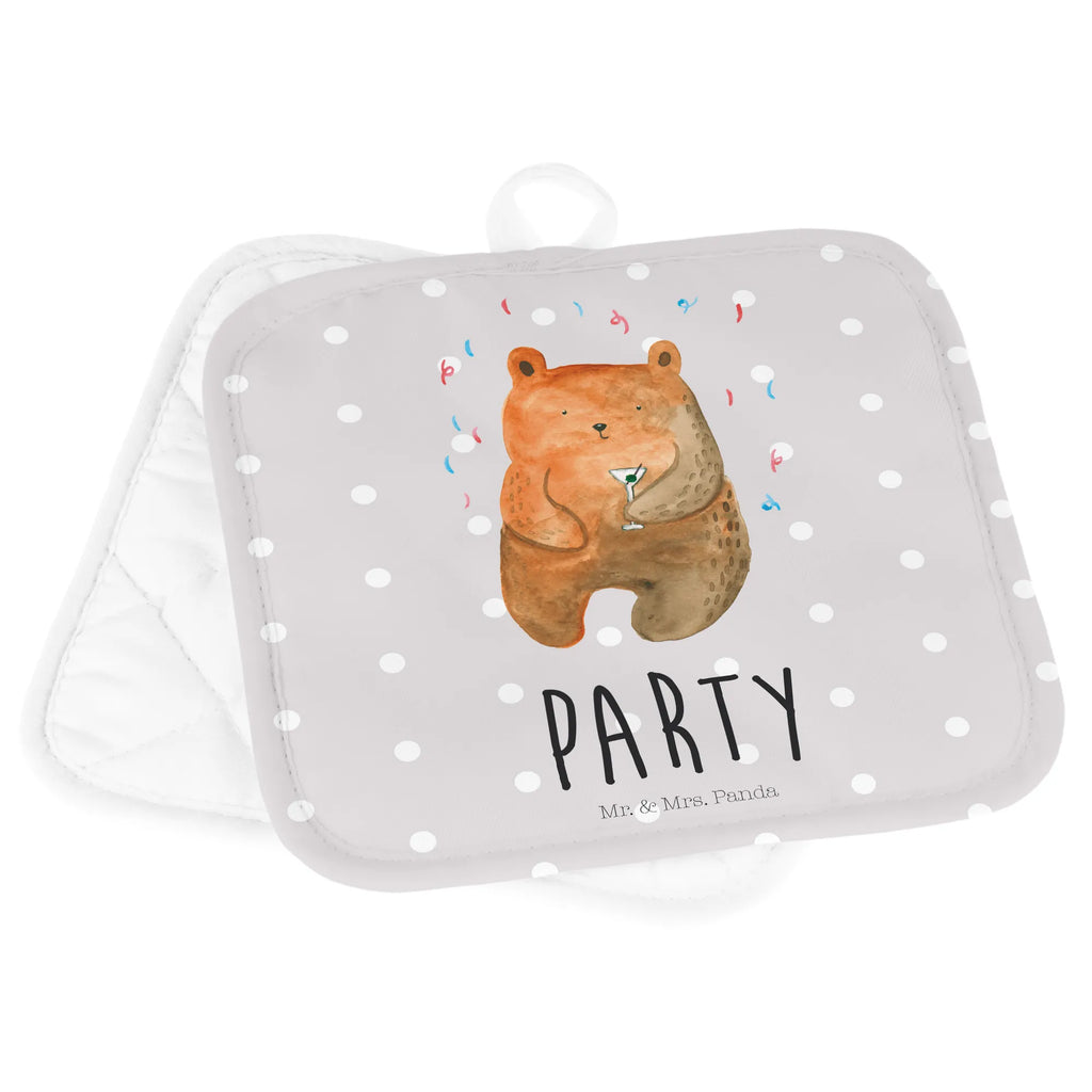 2er Set Topflappen  Bär Party Topflappenset, Topflappen Set, Topflappen 2er Set, Topflappen, 2er Set Topflappen, topfhalter, Topfuntersetzer, Topfhandschuhe, Bär, Teddy, Teddybär, Lustig, Geschenk, Abfeiern, Mitbringsel, Party, Geburtstag, Geburtstagsgeschenk, Feiern, Gute Laune