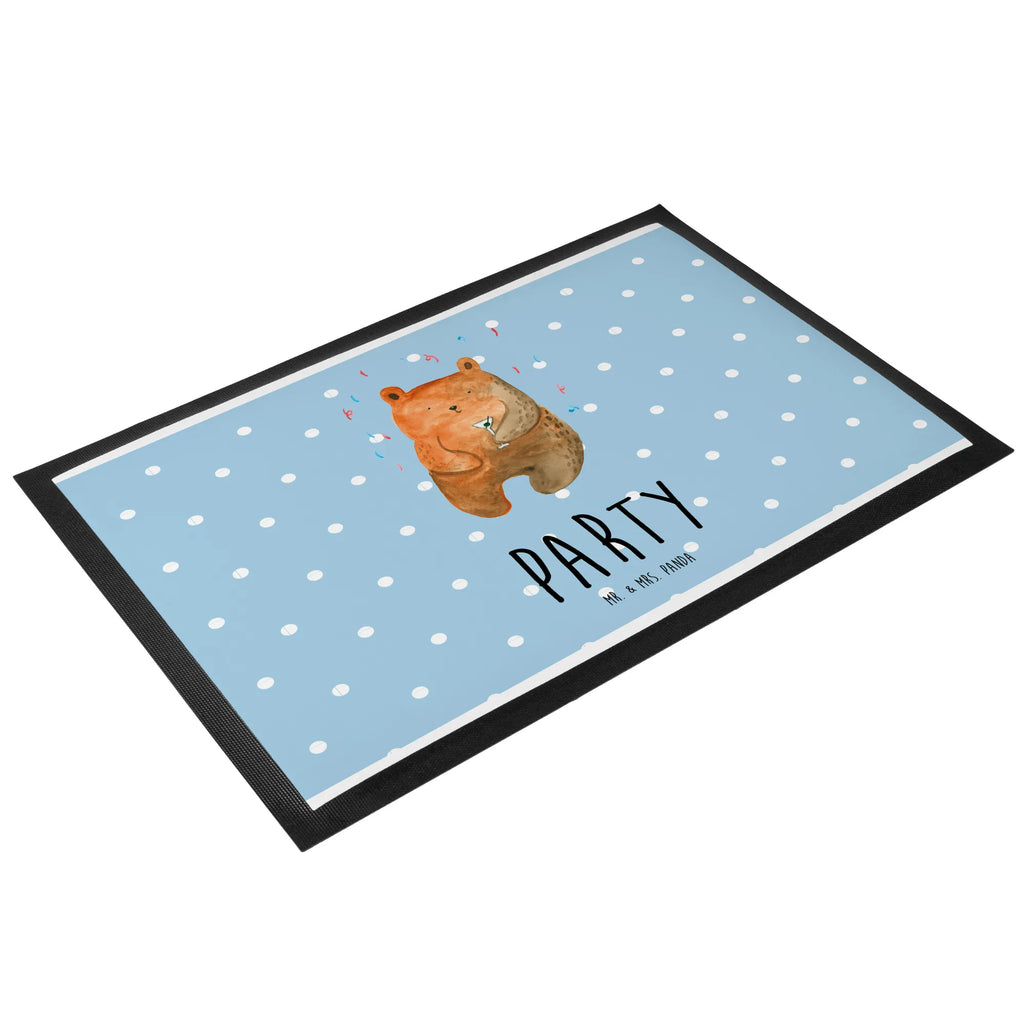 Doormat bear party Schuhabstreifer, Türvorleger, Fußmatten, Fußabstreifer, hausmatte, Schmutzfangteppich, Eingangsmatte, abstreifer, Abtretmatte, schmutzfangmatten, Abtreter, Schmutzfangmatte, Haustürmatte, Fußabtreter, matte haustür, Schmutzfänger, Eingangsteppich, Schmutzmatte, außenmatte, Fussmatte, flurmatte, Sauberlaufmatte, sauberlaufmatten, fußmatte, türmatten, Türmatte, Teddybär, Bär, Teddy, Geburtstag, Abfeiern, Mitbringsel, Gute Laune, Feiern, Party, Lustig, Geschenk, Geburtstagsgeschenk