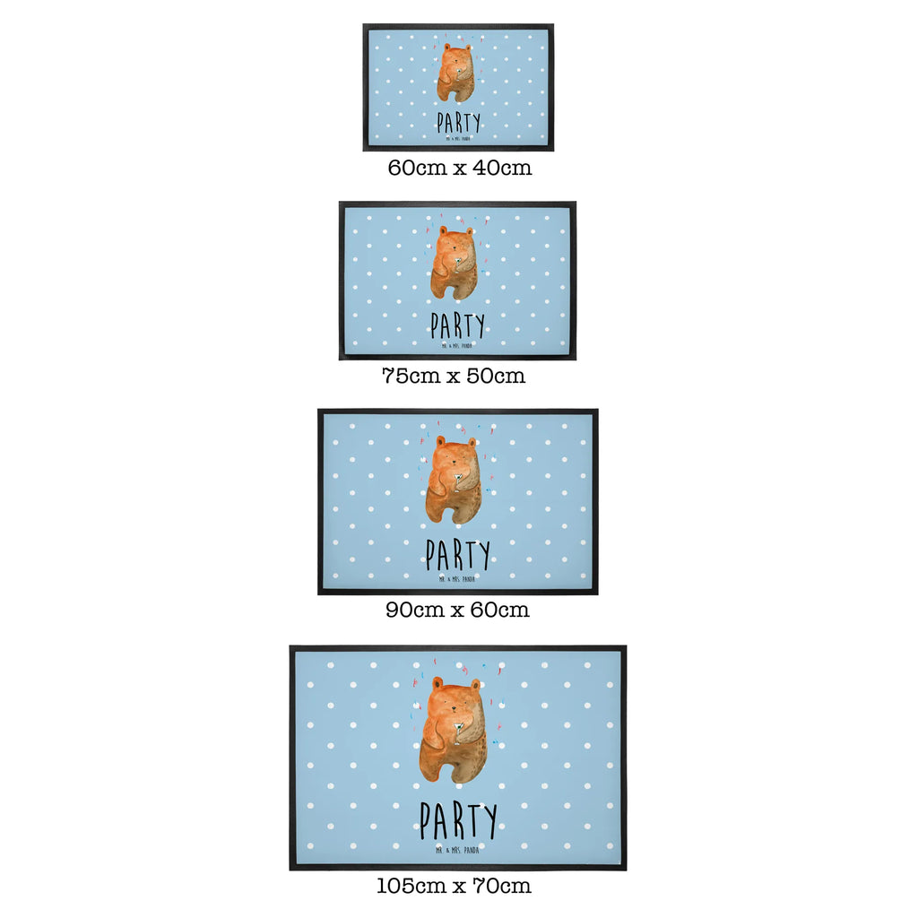 Doormat bear party Schuhabstreifer, Türvorleger, Fußmatten, Fußabstreifer, hausmatte, Schmutzfangteppich, Eingangsmatte, abstreifer, Abtretmatte, schmutzfangmatten, Abtreter, Schmutzfangmatte, Haustürmatte, Fußabtreter, matte haustür, Schmutzfänger, Eingangsteppich, Schmutzmatte, außenmatte, Fussmatte, flurmatte, Sauberlaufmatte, sauberlaufmatten, fußmatte, türmatten, Türmatte, Teddybär, Bär, Teddy, Geburtstag, Abfeiern, Mitbringsel, Gute Laune, Feiern, Party, Lustig, Geschenk, Geburtstagsgeschenk