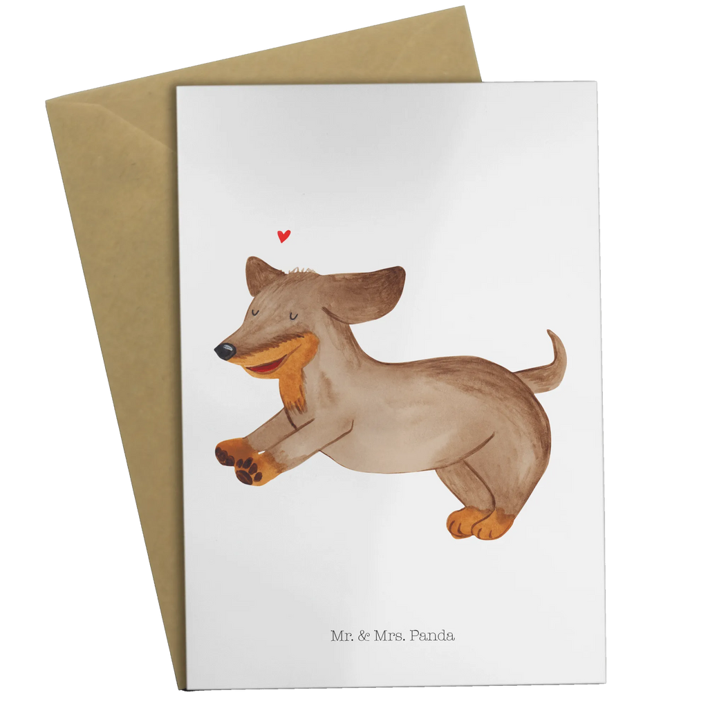 Greetings card Dog dachshund Einladungskarte, Klappkarte, Glückwunschkarte, Karte, Hochzeitskarte, Geburtstagskarte, Grußkarte, Ansichtskarten, Hund, Hundemotiv, Haustier, Hunderasse, Tierliebhaber, Hundebesitzer, Sprüche, Dachshund, Hunde, Dackel, happy dog