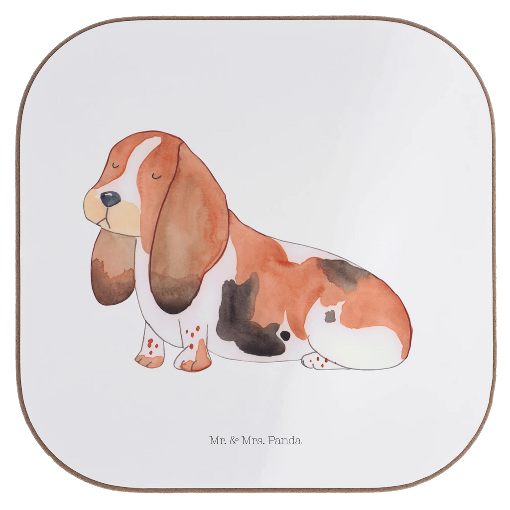Square coaster Dog Basset Hound gift, gifts, glass coasters, breakfast, party, presents, Coasters, dog, mutt, hound, woof, dog mama, dog breed, love dogs, love for dogs, dog decorative items, bag with dog print, funny gifts for dog owners, what do you give a dog lover, Christmas gifts for dogs, gifts for dogs, dog sayings, childless, basset hound, basset, dog love, Dog
