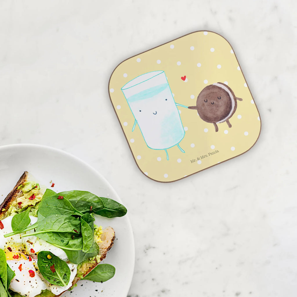 Podkładka mleko ciastko Motywy zwierzęce, dobra energia, zabawne powiedzonka, zwierzęta