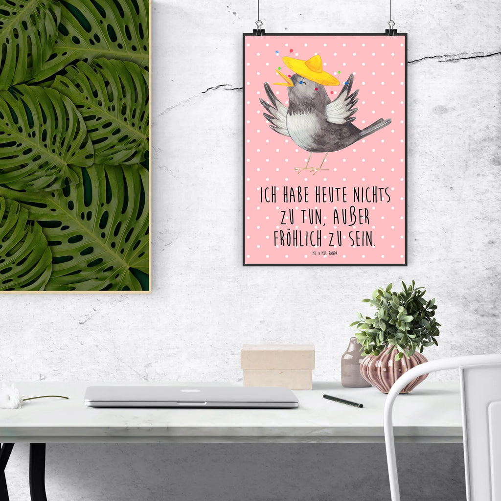 Plakat kruk Sombrero Bild, Poster, Wandschmuck, Wandbild, Design Poster, Wanddeko Bild, wanddruck, Deko Poster, Plakat, grafikposter, kunstdruck poster, Wandposter, kunstposter, wanddeko, wandkunst, Designposter, Panda Poster, Wanddekoration, Posterdruck, Mr. & Mrs. Panda Poster, typografie poster, Kunstdruck, drucke, Deko Bild, Tiermotive, Gute Laune, Lustige Sprüche, Tiere, Motivation, Froh, glücklich sein, Vögel, Glück Spruch, Elster, Spruch Positiv, Fröhlich sein, Rabe, Vogel