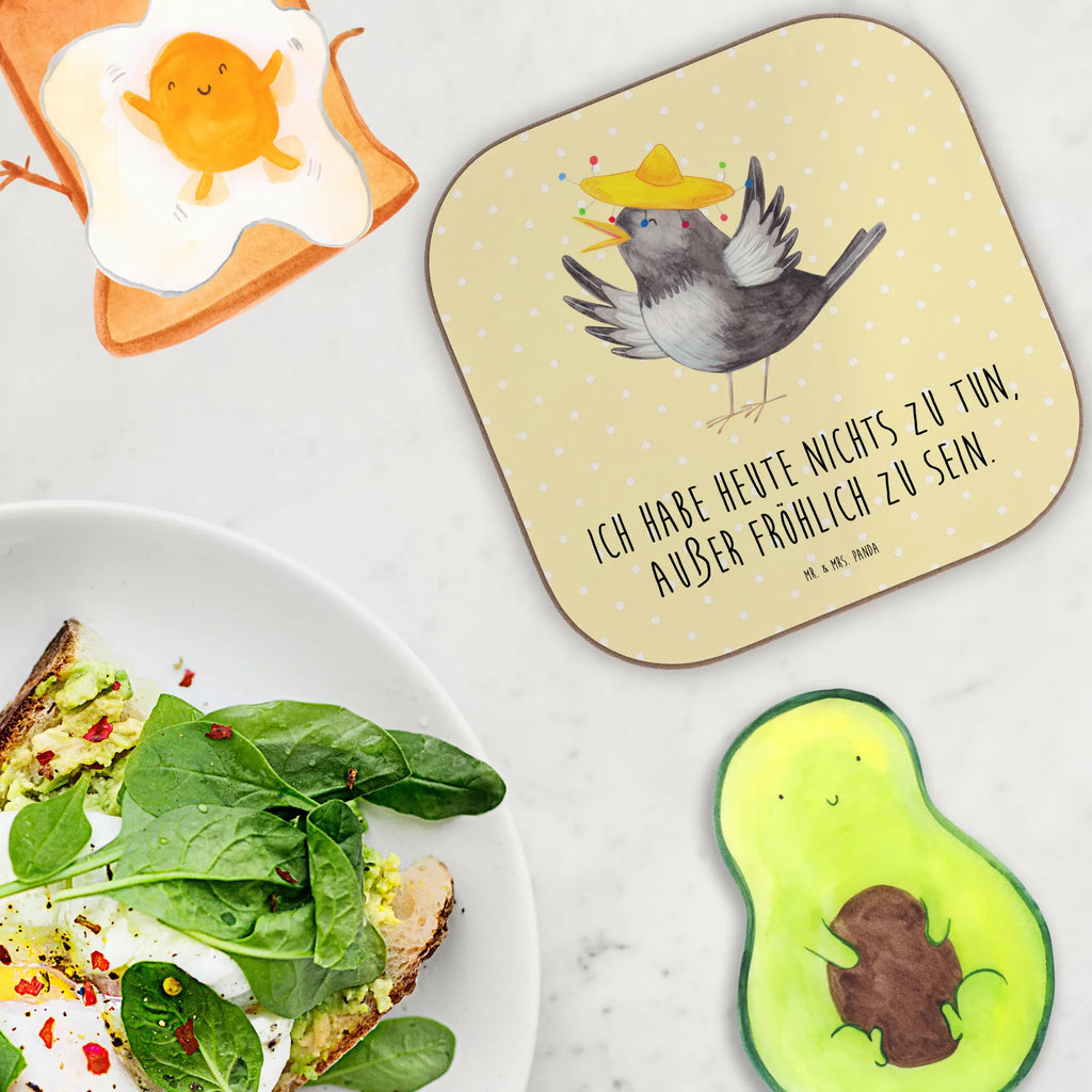Untersetzer Rabe Sombrero Untersetzer Holz, Getränkeuntersetzer, Untersetzer für Gläser, Glasuntersetzer, Holzuntersetzer, Tassen Untersetzer, Untersetzer Design, Untersetzer, Untersetzer Gläser, Bierdeckel, Korkuntersetzer, Untersetzer aus Holz, Tiermotive, Gute Laune, lustige Sprüche, Tiere, froh, Motivation, Elster, glücklich sein, Rabe, Spruch positiv, Vögel, Vogel, Glück Spruch, fröhlich sein