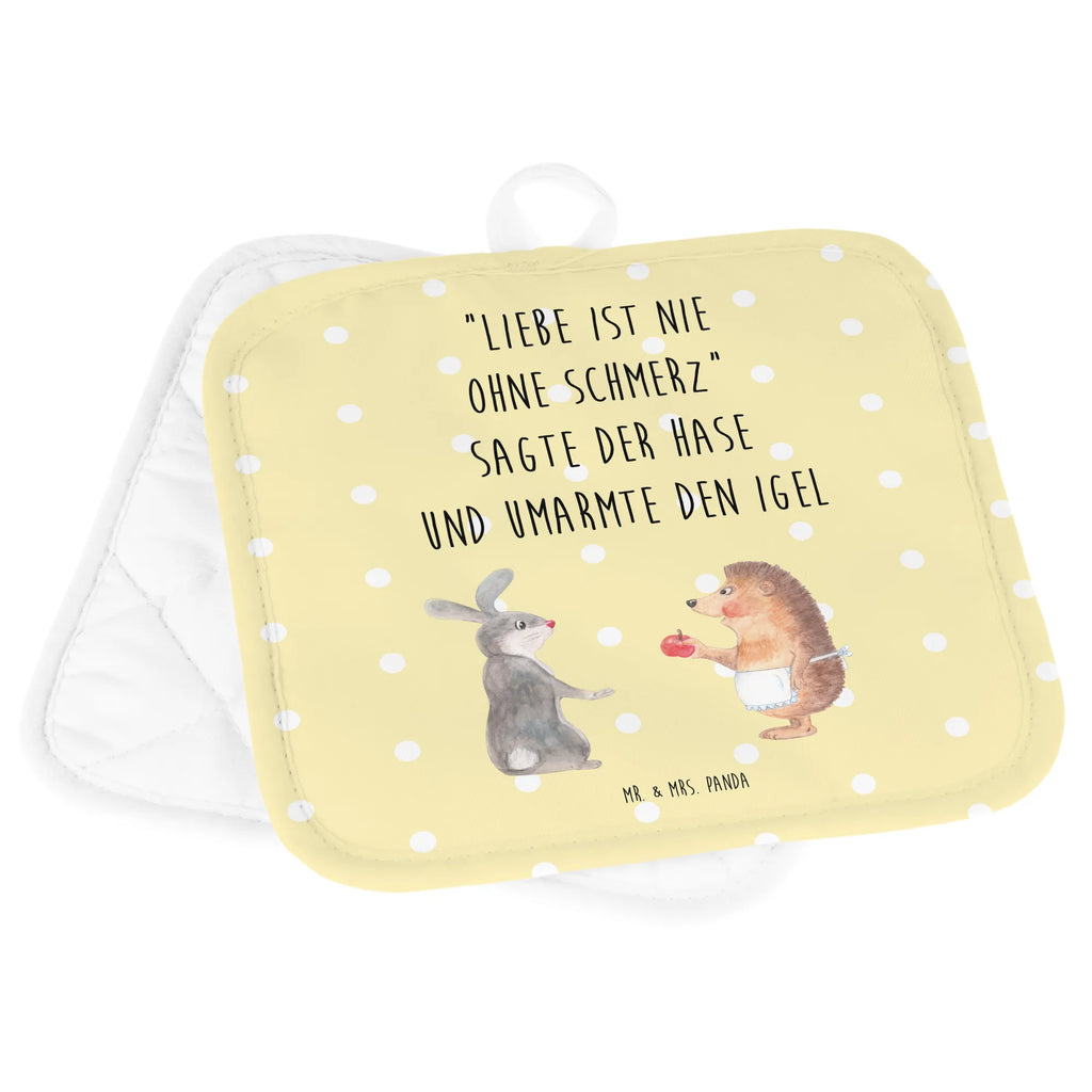 2er Set Topflappen  Hase Igel Topflappen Set, Topflappen, Topflappen 2er Set, Topfuntersetzer, topfhalter, Topflappenset, Topfhandschuhe, 2er Set Topflappen, Gute Laune, Tiermotive, Tiere, Lustige Sprüche, Trösten, Igel und Hase, Trennungsschmerz, Hase, Herzschmerz, Liebe Spruch, Liebeskummer Geschenk, Igel, Spruch Romantisch