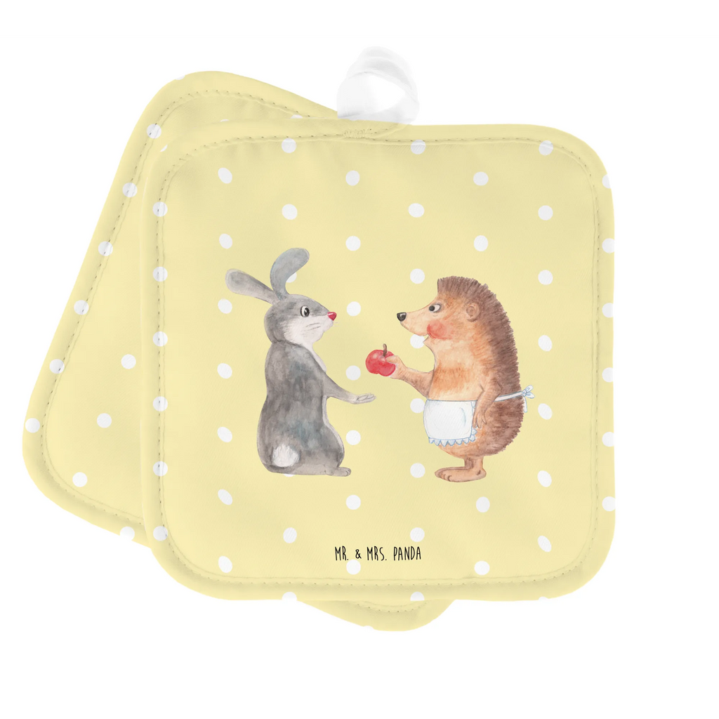 2er Set Topflappen  Hase Igel Topflappen Set, Topflappen, Topflappen 2er Set, Topfuntersetzer, topfhalter, Topflappenset, Topfhandschuhe, 2er Set Topflappen, Gute Laune, Tiermotive, Tiere, Lustige Sprüche, Trösten, Igel und Hase, Trennungsschmerz, Hase, Herzschmerz, Liebe Spruch, Liebeskummer Geschenk, Igel, Spruch Romantisch