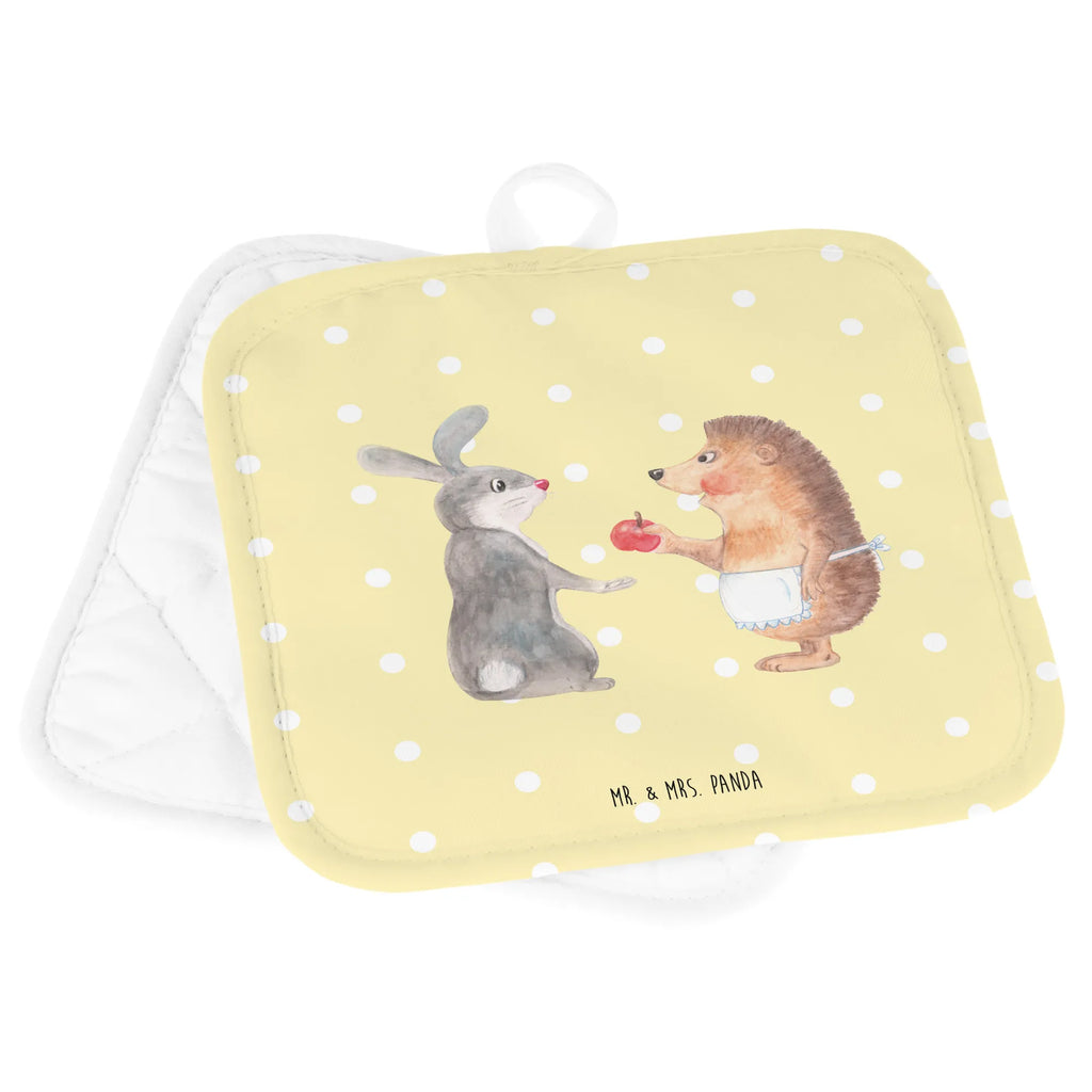 2er Set Topflappen  Hase Igel Topflappen Set, Topflappen, Topflappen 2er Set, Topfuntersetzer, topfhalter, Topflappenset, Topfhandschuhe, 2er Set Topflappen, Gute Laune, Tiermotive, Tiere, Lustige Sprüche, Trösten, Igel und Hase, Trennungsschmerz, Hase, Herzschmerz, Liebe Spruch, Liebeskummer Geschenk, Igel, Spruch Romantisch