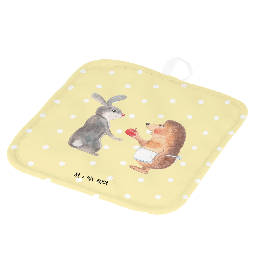 2er Set Topflappen  Hase Igel Topflappen Set, Topflappen, Topflappen 2er Set, Topfuntersetzer, topfhalter, Topflappenset, Topfhandschuhe, 2er Set Topflappen, Gute Laune, Tiermotive, Tiere, Lustige Sprüche, Trösten, Igel und Hase, Trennungsschmerz, Hase, Herzschmerz, Liebe Spruch, Liebeskummer Geschenk, Igel, Spruch Romantisch