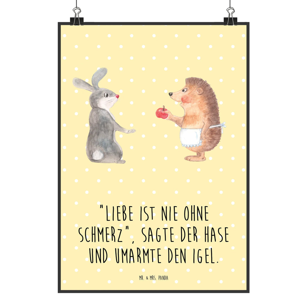 Plakat królik jeż Posterdruck, Designposter, Kunstdruck, Wandbild, wandkunst, Wandposter, kunstposter, Wandschmuck, Bild für Wand, Poster, Plakat, Deko Bild, Wanddeko Bild, kunstdruck poster, kunst für die wand, Bild, Mr. & Mrs. Panda Poster, drucke, grafikposter, wanddeko, wanddruck, Wanddekoration, Gute Laune, Tiermotive, Tiere, Lustige Sprüche, Liebeskummer Geschenk, Herzschmerz, Hase, Trennungsschmerz, Liebe Spruch, Spruch Romantisch, Igel, Igel und Hase, Trösten