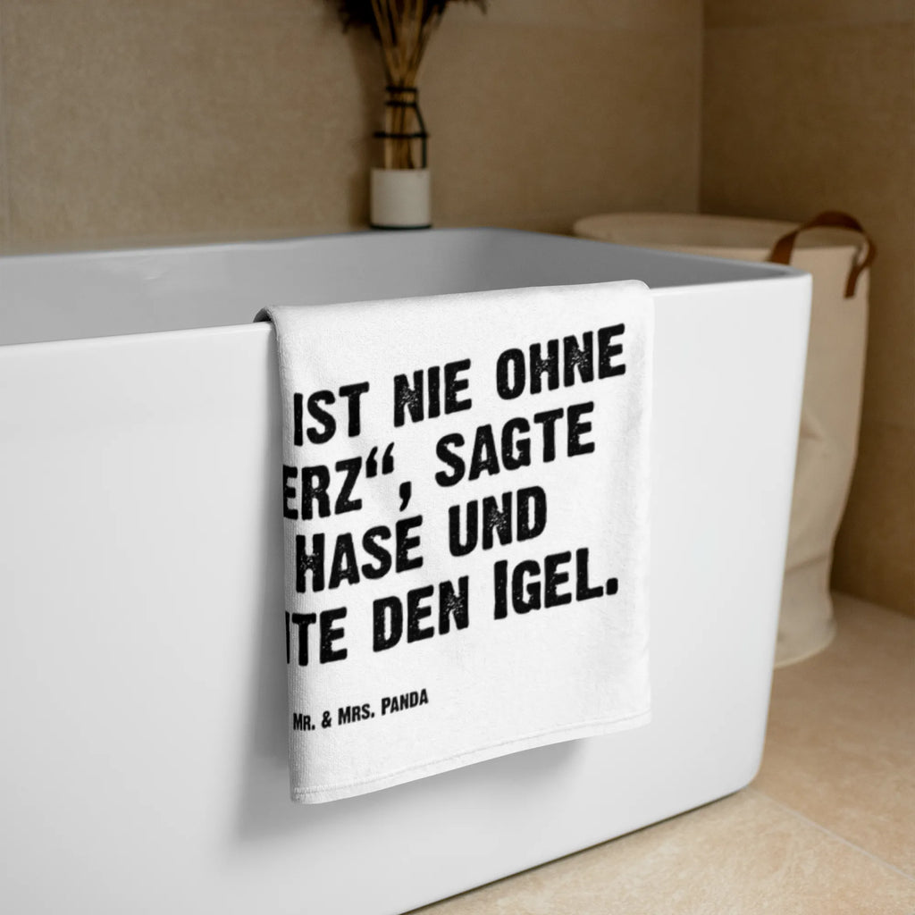 XL ręcznik kąpielowy królik jeż Motywy zwierzęce, dobra energia, zabawne powiedzonka, zwierzęta