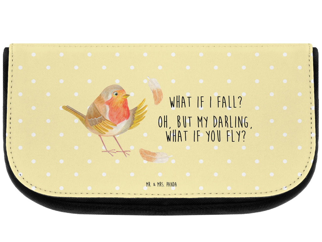 Cosmetics bag robin feathers Make-Up Bag, reise kosmetiktasche, kosmetiktäschchen, Necessaire, zubehörtasche, kosmetik beutel, reiseschminktasche, Kulturbeutel, toilettenbeutel, Beautybag, Schminktäschchen, Reisenecessaires, kleines Täschchen, Toilettentasche, kulturtäschchen, Schminkbeutel, Schminktasche, Kosmetiktasche, beauty case, Beauty Bag, hygiene tasche, Waschbeutel, utensilientasche, Waschtasche, bad tasche, Kulturtasche, beauty tasche, Organizer Tasche, Gute Laune, Tiermotive, Tiere, Lustige Sprüche, Spruch Mut, Rotkehlchen, Spruch Motivation, What If I Fall, Vogel, fliegen, Motivation Sprüche, Motivationsbilder