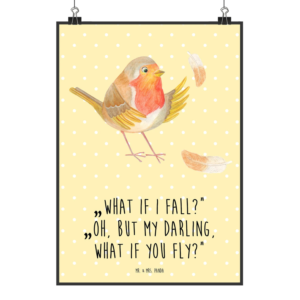 Poster robin feathers Designposter, Poster, Posterdruck, Schlafzimmer Poster, Küchenposter, Deko Bild, Kunstdruck, Bild, Kinderposter, Kinderzimmer Poster, Bild für Wand, Raumdekoration, Wanddekoration, Wanddeko Bild, Großes Poster, Plakat, Poster Sprüche, Mr. & Mrs. Panda Poster, Handgemaltes Poster, Wandposter, Wandbild, Gute Laune, Tiermotive, Tiere, Lustige Sprüche, Motivationsbilder, fliegen, Spruch Mut, Vogel, What If I Fall, Motivation Sprüche, Rotkehlchen, Spruch Motivation