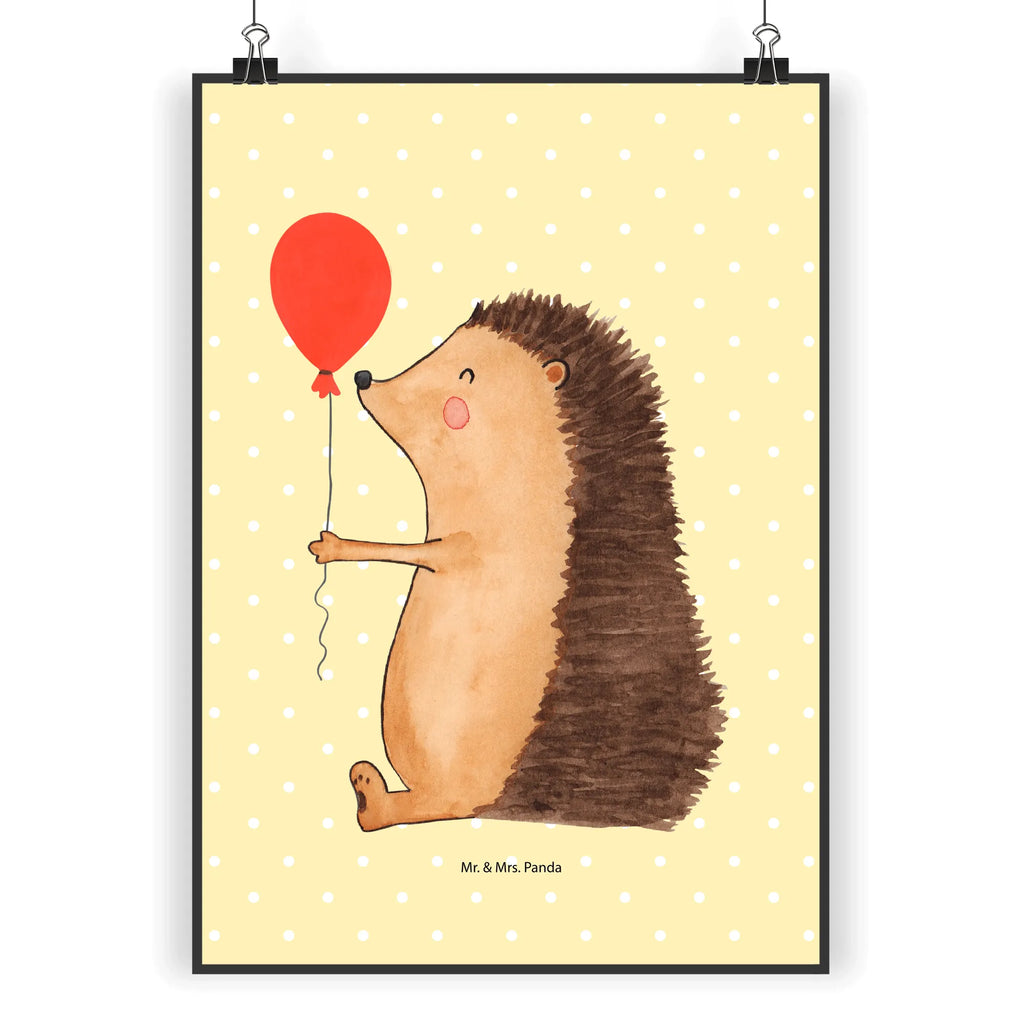 Poster Hedgehog balloon kunstdruck poster, wandkunst, kunstposter, grafikposter, Plakat, Posterdruck, wanddeko, Wandschmuck, Mr. & Mrs. Panda Poster, Wandbild, Bild, Wanddeko Bild, Designposter, Poster, Wandposter, Bild für Wand, Deko Bild, drucke, Wanddekoration, Kunstdruck, wanddruck, kunst für die wand, Gute Laune, Tiermotive, Tiere, Lustige Sprüche, Happy Birthday, Geburtstagskind, Geburtstag, Igel, Glückwunsch, Ballon, Herzlichen Glückwunsch
