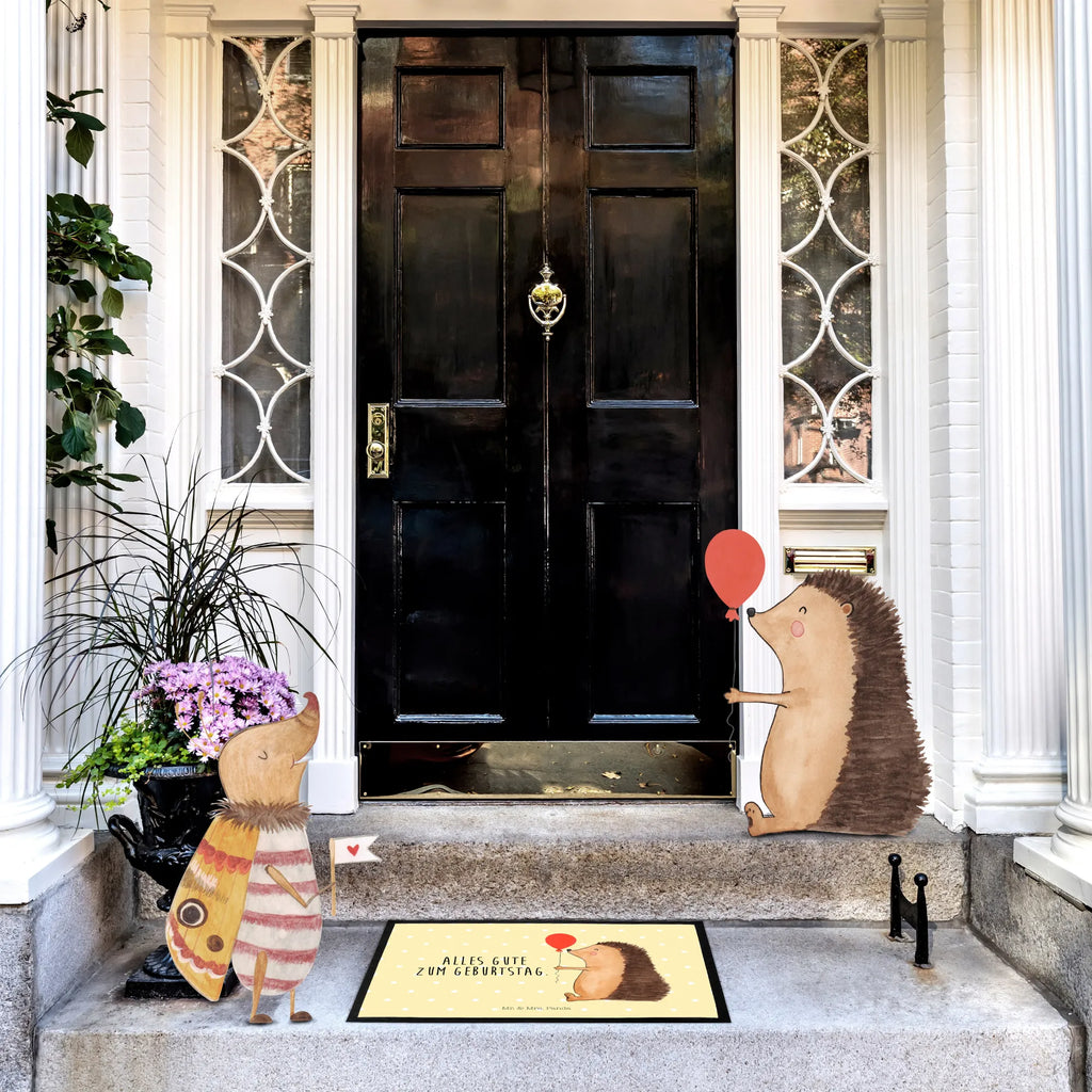 Fußmatte Igel Luftballon Fussmatte, Schmutzfangteppich, Schmutzmatte, sauberlaufmatten, flurmatte, Eingangsmatte, schmutzfangmatten, außenmatte, Schuhabstreifer, Haustürmatte, Abtretmatte, Schmutzfänger, türmatten, Fußmatten, Türmatte, Sauberlaufmatte, Fußabstreifer, abstreifer, Fußabtreter, matte haustür, Türvorleger, Eingangsteppich, Schmutzfangmatte, hausmatte, Abtreter, fußmatte, Tiermotive, Tiere, Lustige Sprüche, Gute Laune, Igel, Geburtstagskind, Ballon, Glückwunsch, Herzlichen Glückwunsch, Happy Birthday, Geburtstag