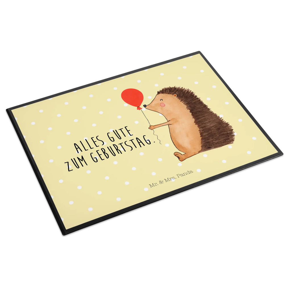 Schreibtischunterlage Igel mit Luftballon Büroartikel, Schreibtisch Unterlagen, Schreibunterlage, Bürobedarf, Schreibwaren, Schreibtischunterlage Groß, Schreibtischauflage, Tiermotive, Gute Laune, lustige Sprüche, Tiere, Glückwunsch, Ballon, Igel, Herzlichen Glückwunsch, Geburtstagskind, Happy Birthday, Geburtstag