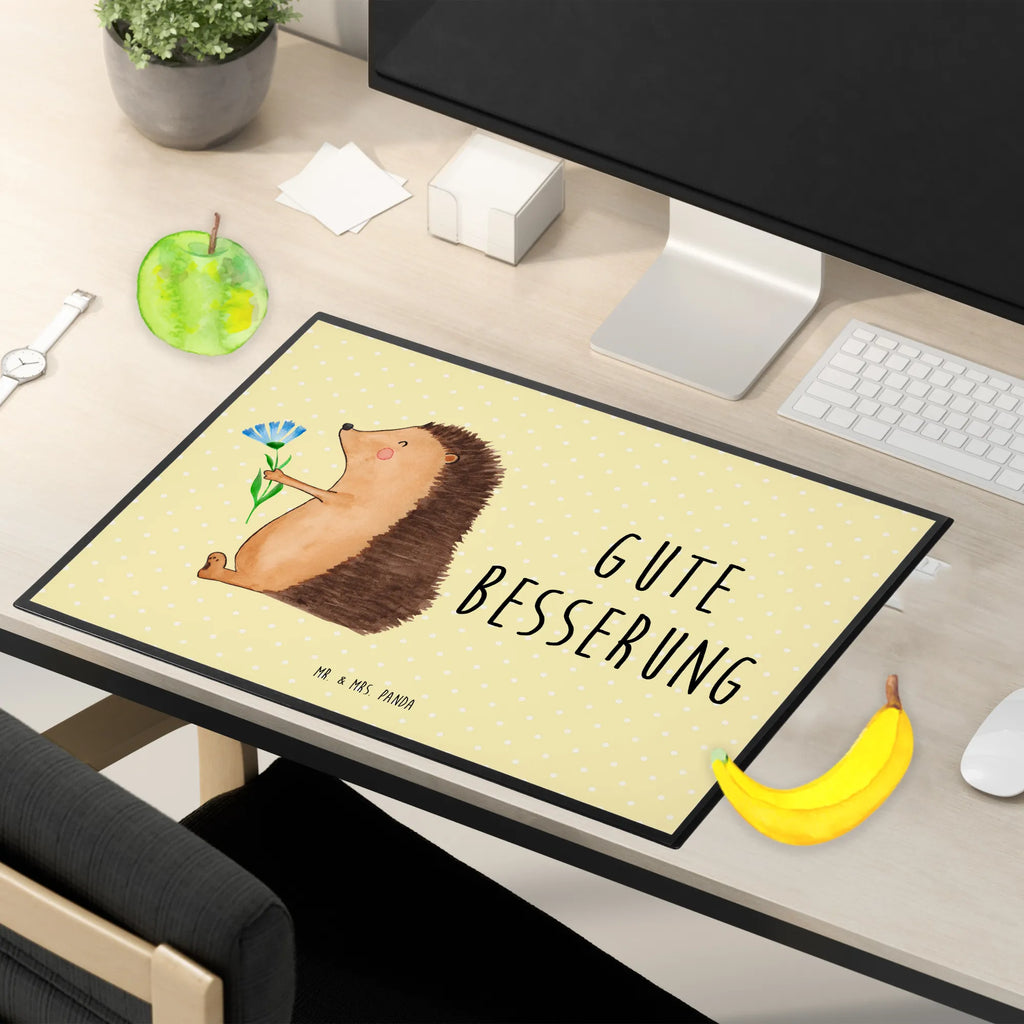 Desk pad Hedgehog Flower tischpad, Schreibtisch Matte, Schreibtisch Unterlagen, Schreibunterlage, schreibauflage, tischmatten, tischmatte, schreibtischunterlagen, arbeitsmatte, arbeitsunterlage, Tischunterlage, schreibmatte, schreibtischunterlage, schreibauflagen, schreibtischmatte, Schreibtischauflage, tischpads, pultunterlage, schreibtischauflagen, tischauflagen, tischauflage, Gute Laune, Tiermotive, Tiere, Lustige Sprüche, Krankheit, Genesungswünsche, Besuch, Igel, krank, Gute Besserung, Krankenhaus