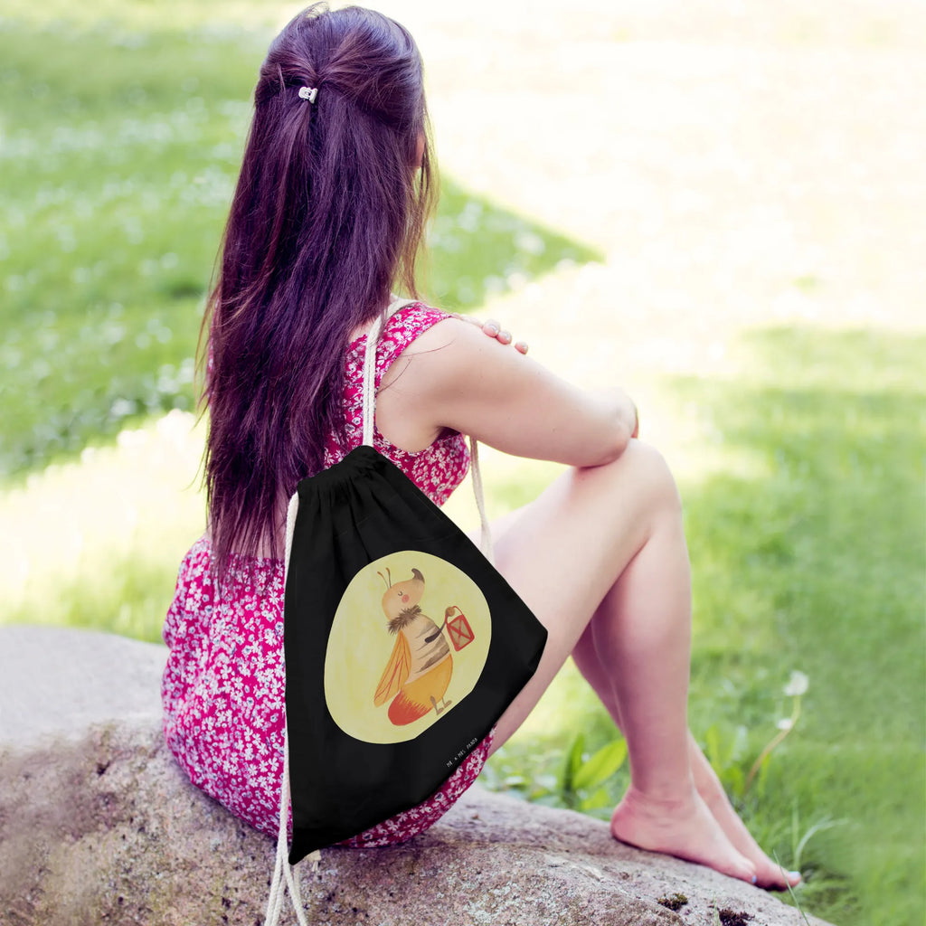 Drawstring bag Firefly bag, sports bag, gym bag, hipster, jute bag, carrier bag, small animals, cute, funny, cute animal motives, hand drawn, small world, funny sayings, good mood, happy, gifts, gift ideas, special gifts, animal lover, card, proof of love, glowworm, butterfly, glow, marriage proposal, engagement, love, love saying, favourite person, magic, anniversary