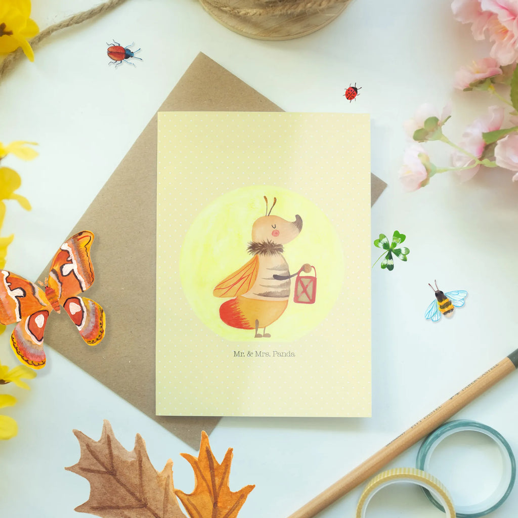 Greetings card Firefly birthday card, wedding card, folding card, greeting card, invitation card, small animals, cute, funny, cute animal motives, hand drawn, small world, funny sayings, good mood, happy, gifts, gift ideas, special gifts, animal lover, card, glowworm, proof of love, marriage proposal, magic, love saying, butterfly, favourite person, anniversary, love, engagement, glow