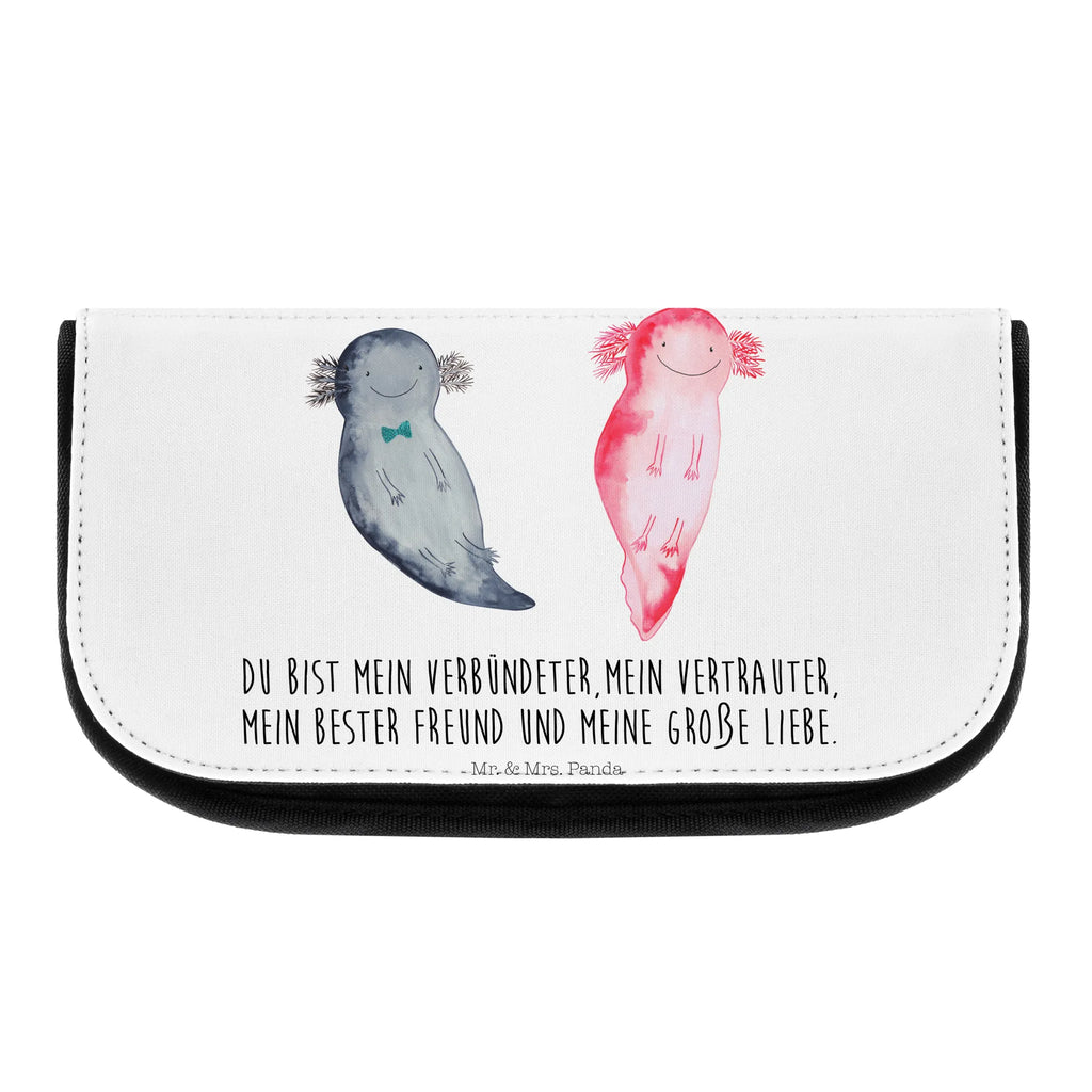 Cosmetics bag axolotl Girlfriend Toilet bag, Cosmetic bag, Make-up bag, Sludge bag, Bag, Cosmetics, Wallet, Mudflap case, Axolotl, Axelotl, marine animals, Mexican walking fish, salamander, axolotl, great love, proof of love, tail, valentine's day, axolot, anniversary, amphibian, love, husband, fiancé, friend